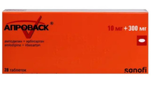 Апроваск 10 мг + 300 мг 28 шт. таблетки, покрытые пленочной оболочкой