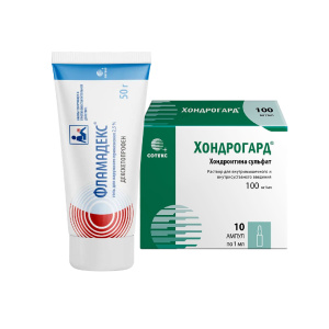 Купить  Набор Хондрогард 100 мг/мл 1мл 10 шт и Фламадекс 50 г гель