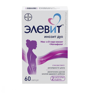 Купить  Элевит Инозит Дуо 60 шт капсулы