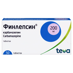Купить  Финлепсин таблетки 200мг №50