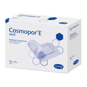 Повязка Космопор Е 8смX10см №25 п/операц самокл стерильная Купить Повязка Космопор Е 8смX10см №25 п/операц самокл стерильная