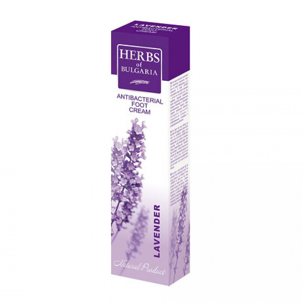 Купить Herbs of Bulgaria Lavender крем для ног 75мл антибактериальный