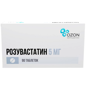 Купить  Розувастатин таб ппо 5мг №90