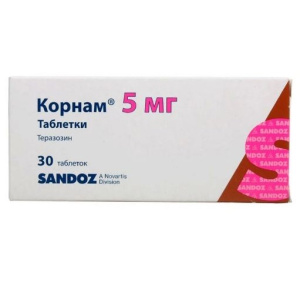 Купить  Корнам 5 мг 30 шт таблетки