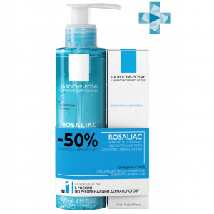 Купить  La Roche-Posay Rosaliac набор АР сыворот 40мл+мицелл гель 195мл