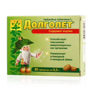 Купить  Долголет таб 500мг №80
