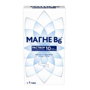 Купить  Магне В6 10 мл 10 шт раствор для внутреннего применения стик-пакет