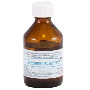 Купить  Салициловая кислота р-р д/наруж примен спирт 2% 40мл