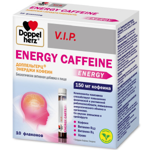 Doppelherz VIP Energy Caffeine 25 мл 10 шт жидкость флаконы Купить Doppelherz VIP Energy Caffeine 25 мл 10 шт жидкость флаконы