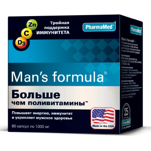 Man's formula Больше чем поливитамины 60 шт капсулы