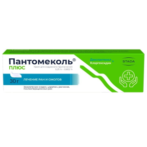 Купить  Пантомеколь Плюс 5,25%+0,802% 30 г крем для наружного применения