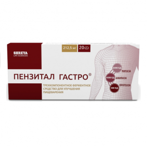 Купить  Пензитал Гастро таб по кишечнорастворимые   №20