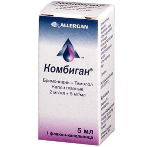 Купить  Комбиган 5 мл капли глазные флакон-капельница