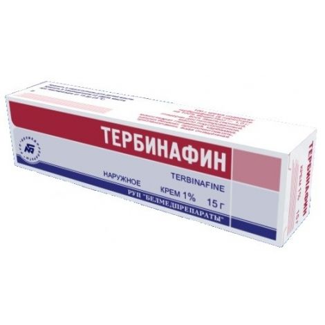 Купить Тербинафин крем для наружного применения 1% 15г (Белмедпрепараты)