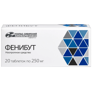 Купить  Фенибут 250 мг 20 шт таблетки