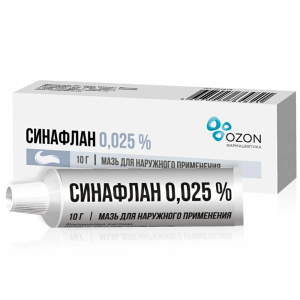Купить  Синафлан мазь д/наруж примен 0,025% 10г