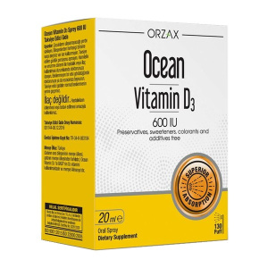 Купить  Orzax Ocean Витамин Д3 600 МЕ 20 мл спрей