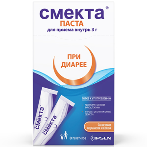Купить  Смекта карамель-какао паста д/внутр примен пак 3г №8