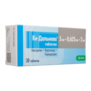 Купить  Ко-Дальнева таблетки 5мг/0,625мг +2мг №30