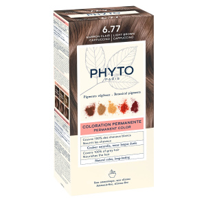 Купить  Phyto color №6.77 краска для волос (светлый каштан-капучино)