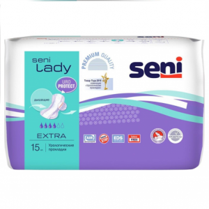 Купить  Seni Lady Extra прокладки урологические №15 (4 капли)