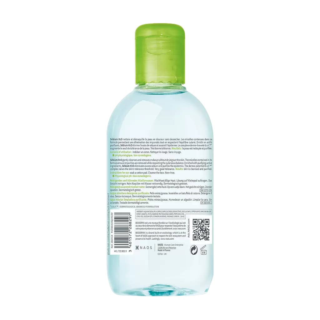 Купить Bioderma Sebium H2O мицеллярная вода, 250 мл