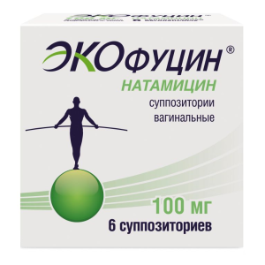 Купить  Экофуцин 100 мг 6 шт суппозитории вагинальные
