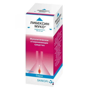 Купить  Либексин Муко 5 % 125 мл сироп