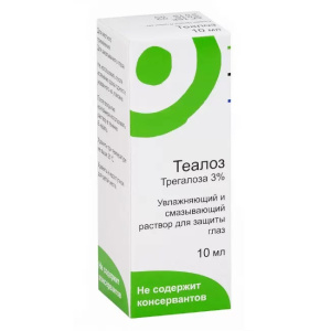 Купить  Теалоз капли для контактных линз 10мл увлажн