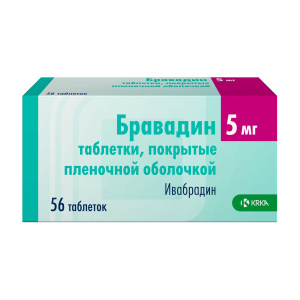 Купить  Бравадин таб ппо 5мг №56