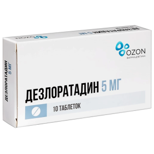 Купить  Дезлоратадин таб ппо 5мг №10