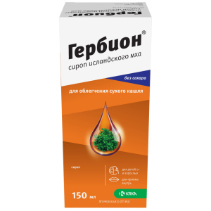 Купить  Гербион Исландский Мох сироп 150мл