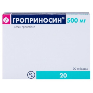 Купить  Гроприносин таб 500мг №20
