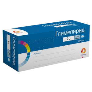 Купить  Глимепирид таб 2мг №30