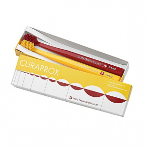 Купить  Curaprox набор з/щеток Арт.CS5460/2BOXCHARLESE №2 желтый