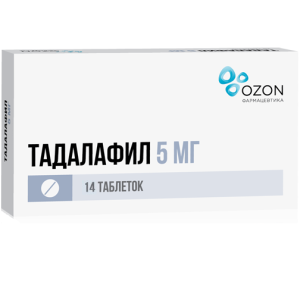 Купить  Тадалафил таблетки покрытые пленочной оболочкой 5мг №14