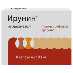 Купить  Ирунин капсулы 100мг №6