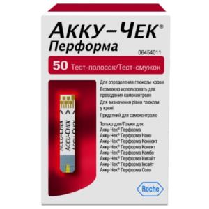 Купить  Accu-Chek Performa тест-полоски 50 шт на глюкозу 