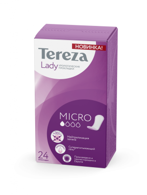 Купить  TerezaLady Micro 24 шт прокладки урологические одноразовые