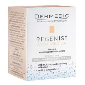 Купить Dermedic Regenist ARS 5 Retinolike Крем дневной восстанавливающий и интенсивно разглаживающий 50 г