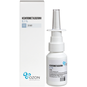 Купить  Ксилометазолин 0,1 % 20 мл спрей назальный