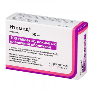 Купить  Итомед таблетки ппо 50мг №100