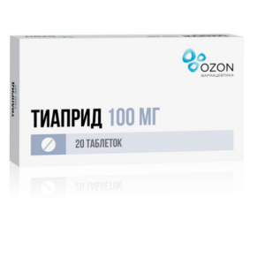 Купить  Тиаприд таблетки 100мг №20