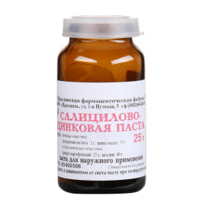 Купить  Салицилово-цинковая паста для наружного применения 25г (Ярославская ФФ)