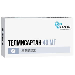 Купить  Телмисартан таб 40мг №28