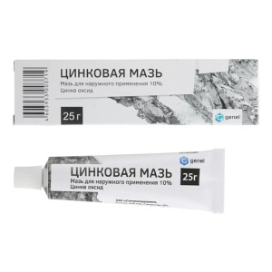 Купить  Цинковая мазь 10 % 25 г мазь для наружного применения