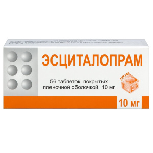 Купить  Эсциталопрам таб ппо 10мг №56