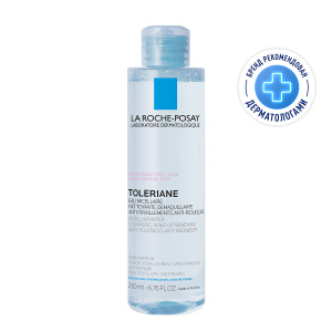 Купить  La Roche-Posay Toleriane Мицеллярная вода для очищения чувствительной и склонной к аллергии кожи лица и глаз, для снятия макияжа 200 мл