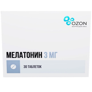 Купить  Мелатонин таб ппо 3мг №20