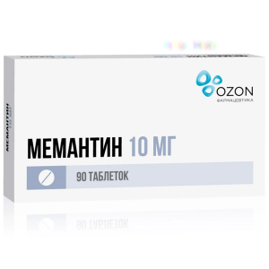 Купить  Мемантин таблетки ппо 10мг №90